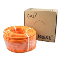 CAT.7 Verlegekabel 50m Netzwerkkabel BEST Gigabit KUPFER S/FTP1000Mhz VDSL LAN