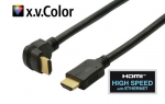 HDMI-Kabel 2m Winkel High-Speed mit Ethernet, FULL HD